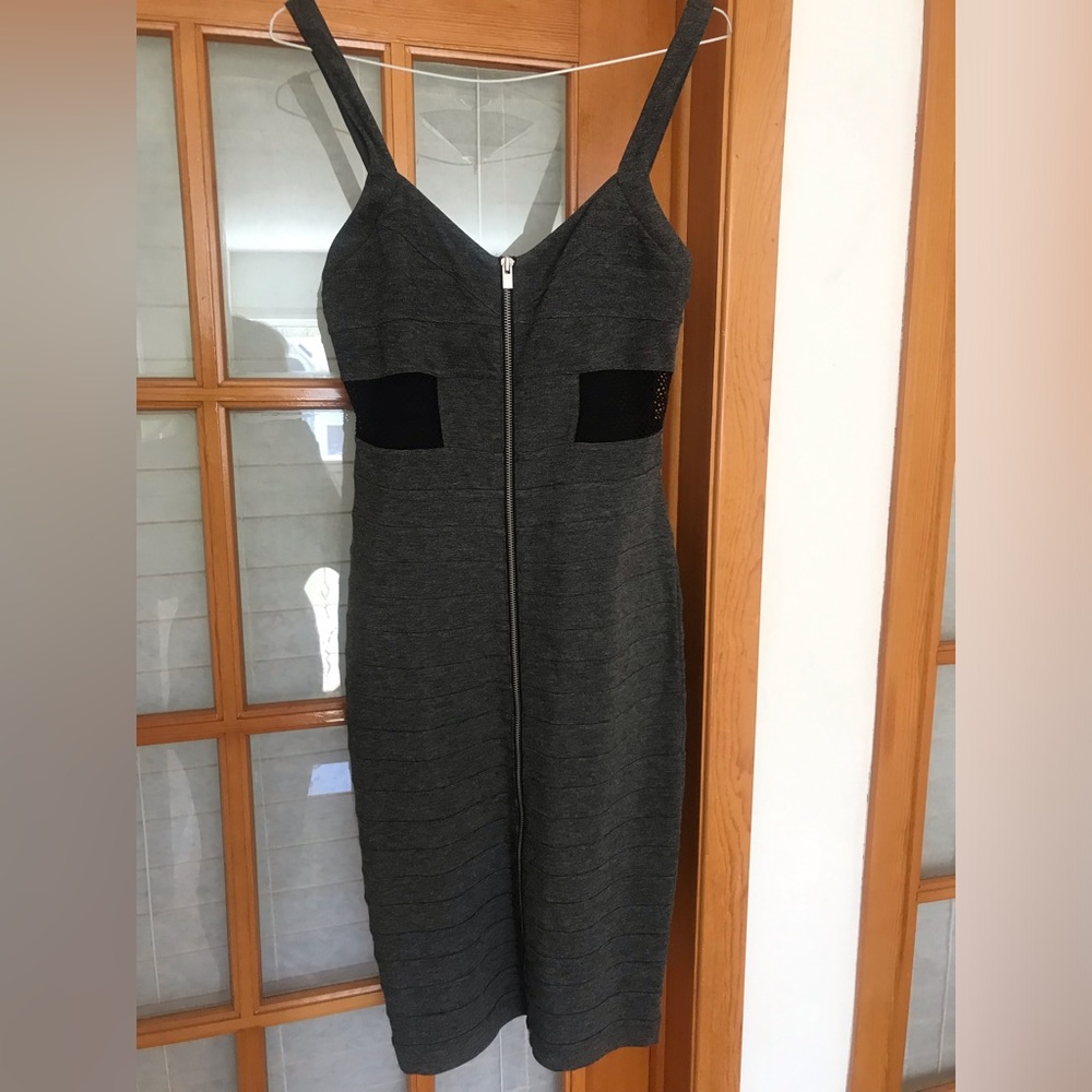 Grey bandage new express dress